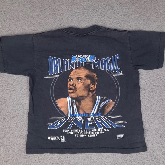 T-shirt Vintage Shaquille O'Neal Rookie Années 90 - Orlando Magic, Taille L, Coton - Parfait état